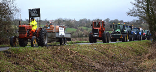 Somerset Tractor Runners Procession